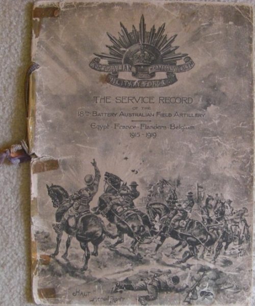 18th Field Battery - The Service Record of the 18th Battery