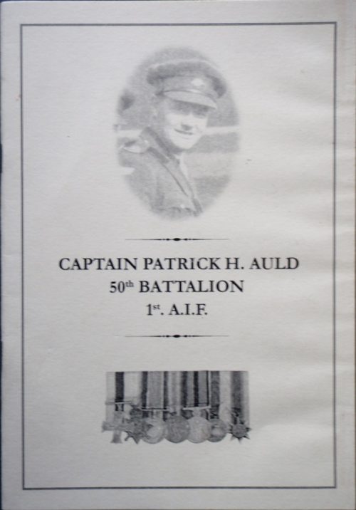 Captain Patrick Auld - 50th Battalion 1st AIF