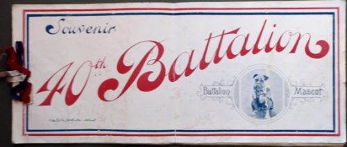 Souvenir - Fortieth Battalion