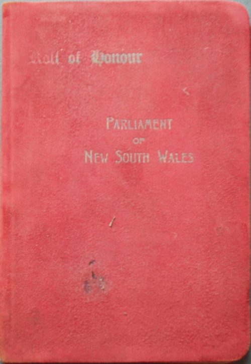 Roll of Honour - Parliament of New South Wales